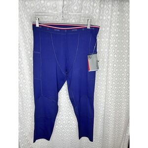 G/FORE Golf Leggings Training Fitness Athletic Pants Blue Size‎ L NWT